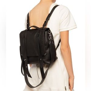 All Saints Black Leather Bag